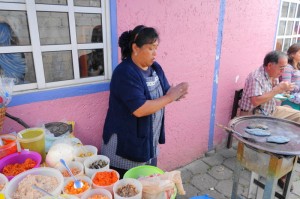 Fresh tortilla preparation sequence (5)