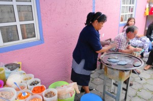 Fresh tortilla preparation sequence (6)